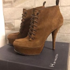 Suede Brown Booties
